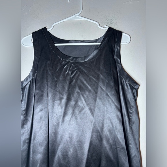 Lafayette 148 New York Perla Reversible Silk Blouse Size in black size small - Picture 3 of 6